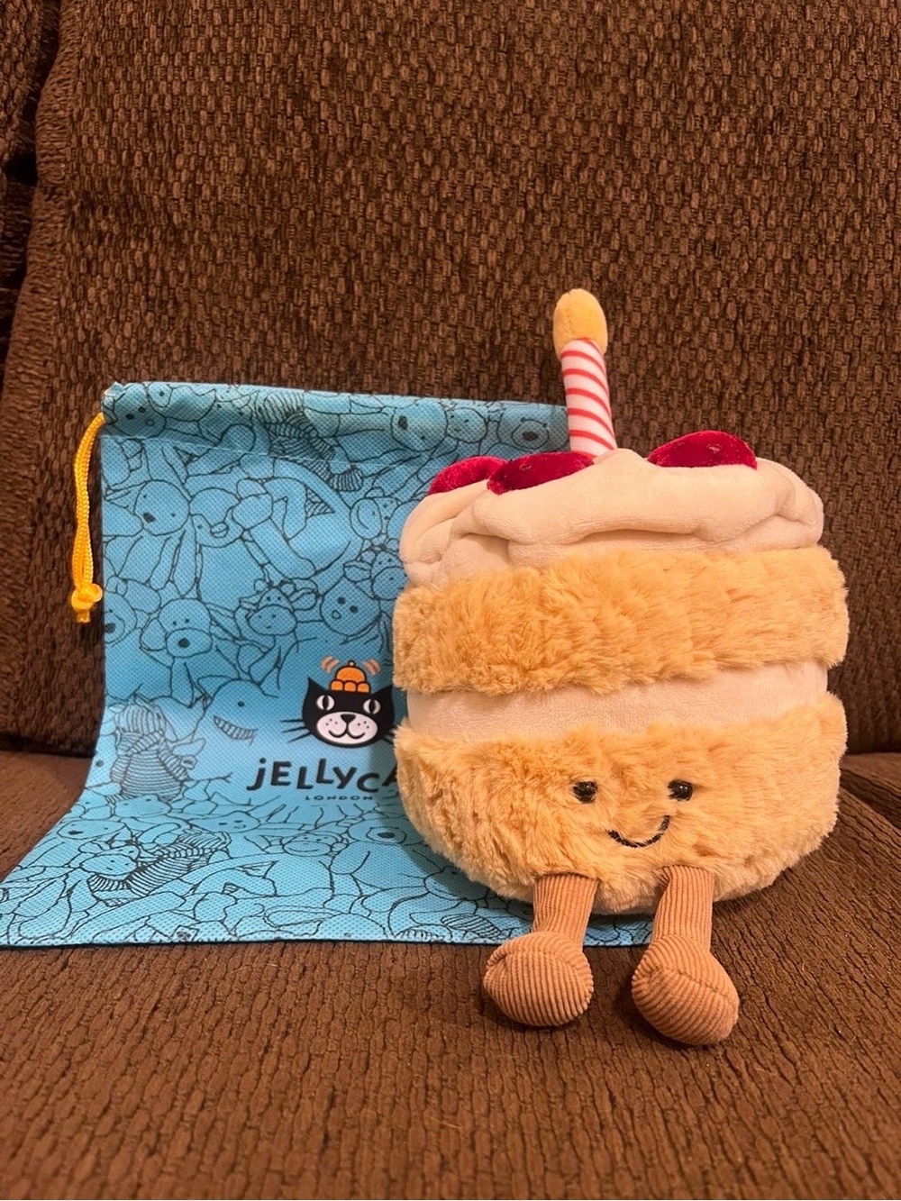 London JellyCat Strawberry Cake